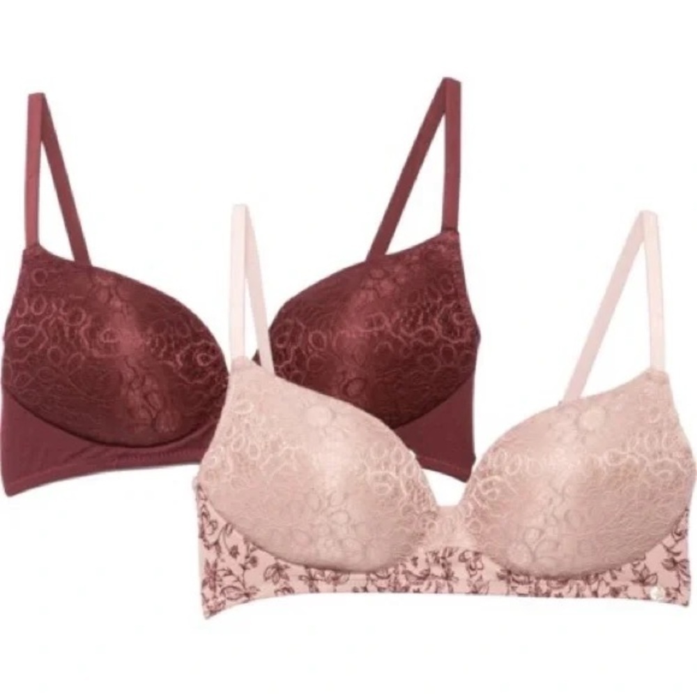 Lucky Brand | Brushed Micro and Lace Wirefree Bras - 2-Pack
